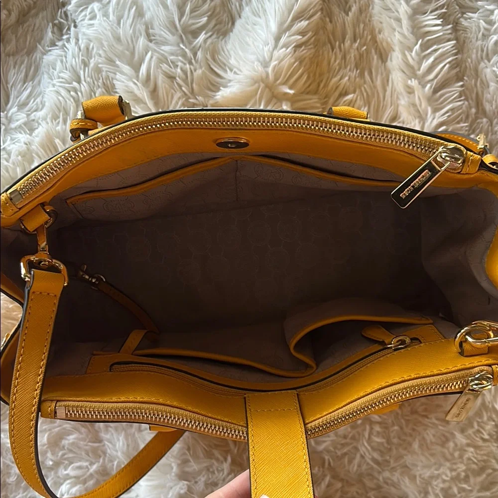 Michael Kors Yellow Satchel Bag - Picture 3 of 10